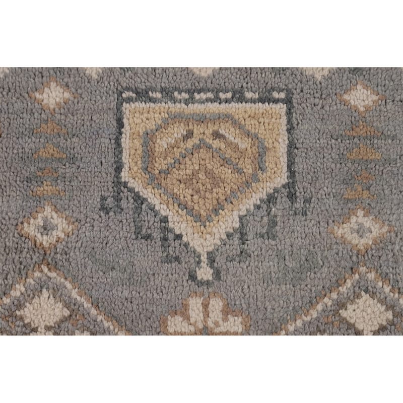 Khotan Indian Area Rug Handmade Wool Carpet - 8'0"x 10'1"