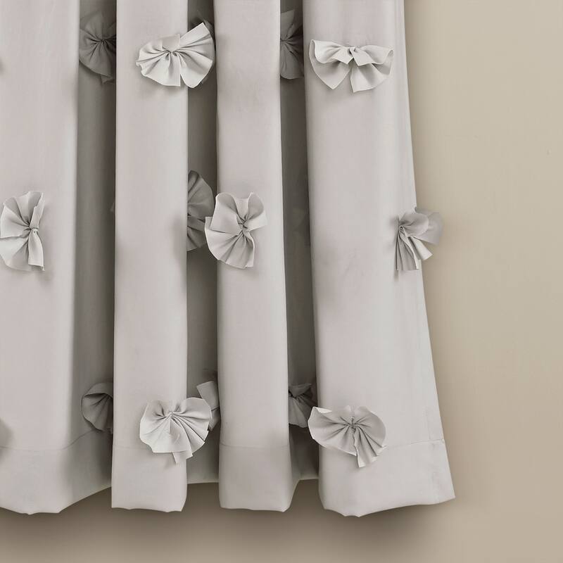 Silver Orchid Turpin Single Window Curtain Panel