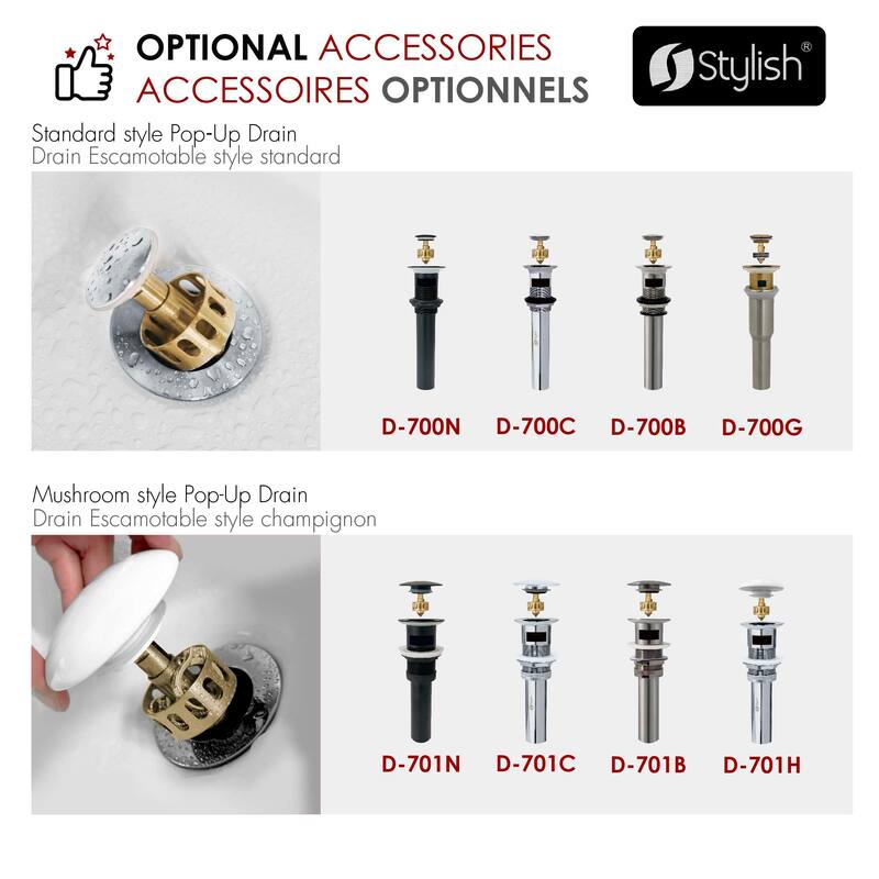 18.25"W x 13"D White Rectangular Undermount Bathroom Sink Set of 2