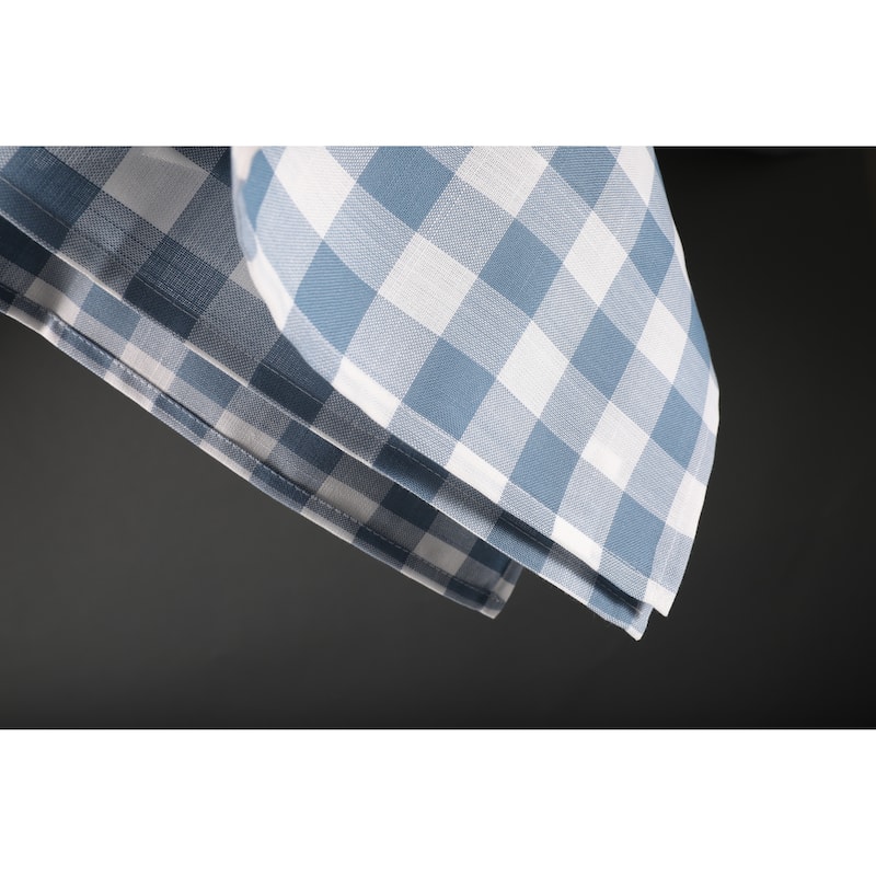 Gingham Check-Classic 20X20-Napkins-Set of 4