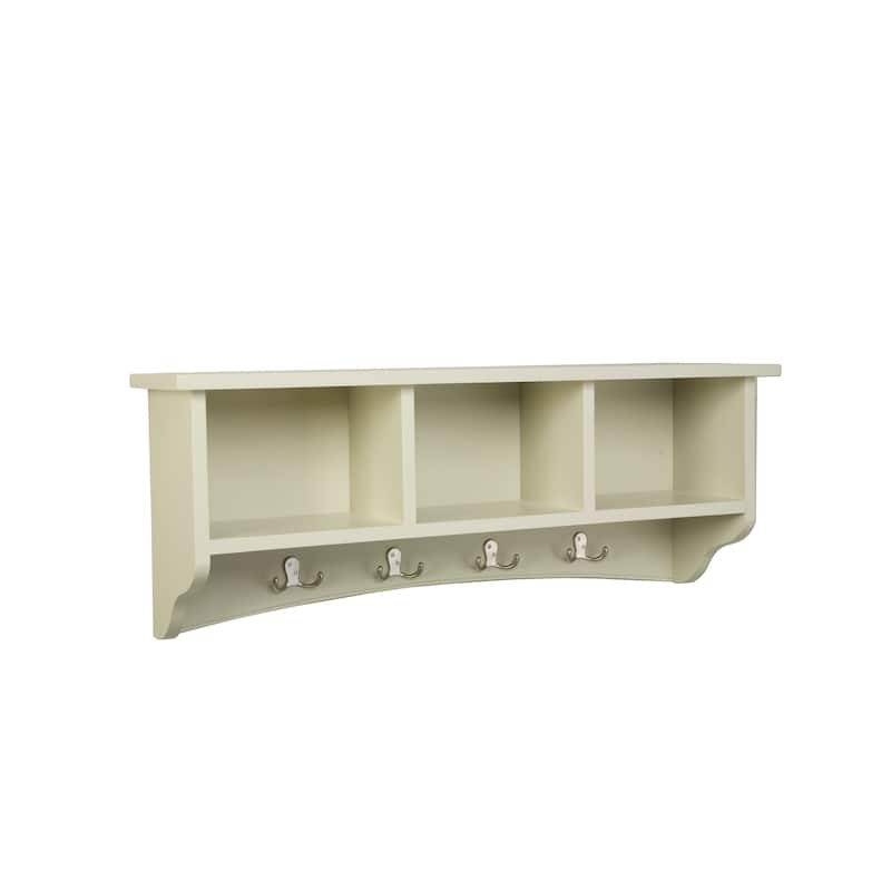 Copper Grove Daintree Storage Wall Coat Hook with Cubbies