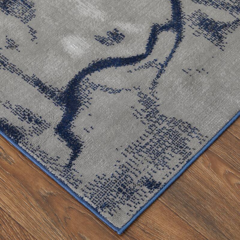 Grand Bazaar Javers Machine Made Abstract Modern Area Rug