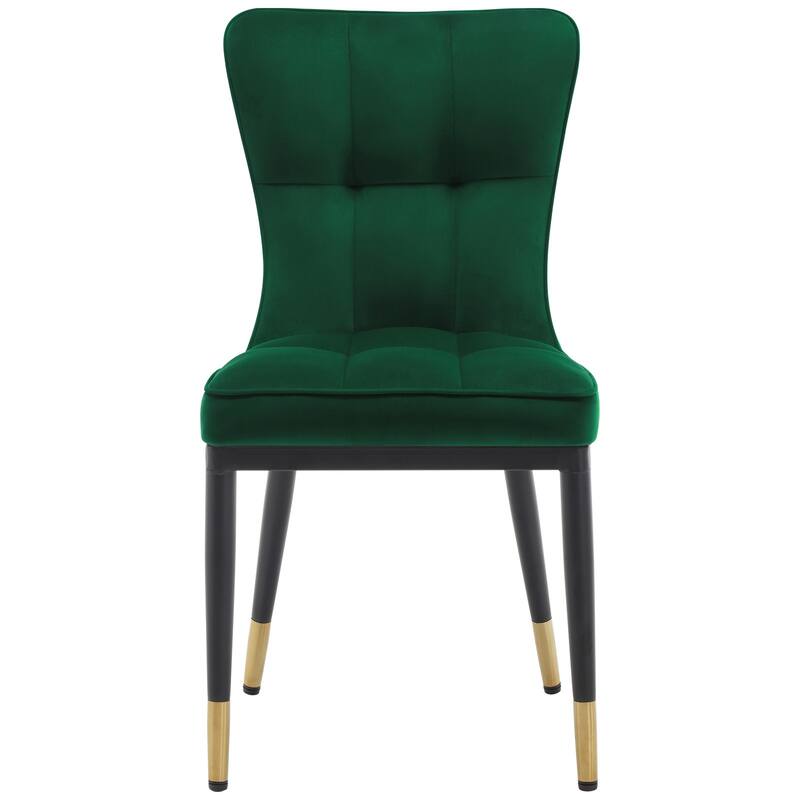 Modern Velvet Upholstered Dining Chairs, Set of 2/4 - 35.8"H x 18.9"W x 23.2"D
