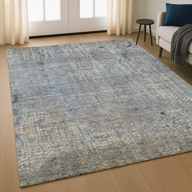 Premium Washable Super Soft Casual Imprints Mayfield Rug - Taupe - 3' x 5'