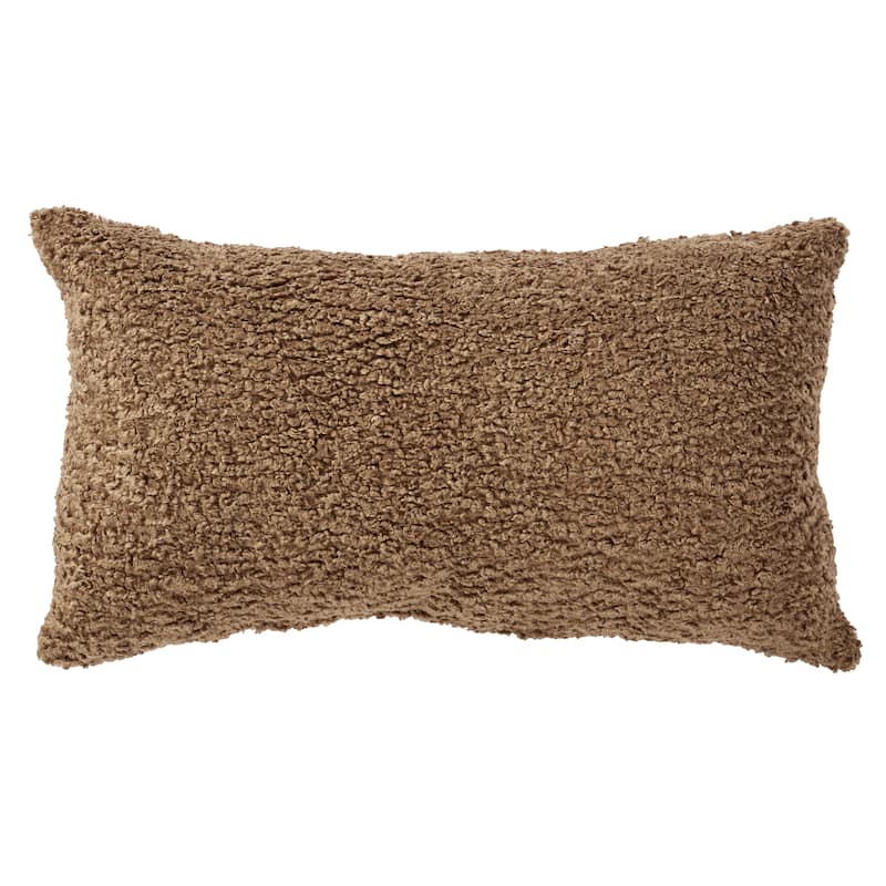 Sorra Home Indoor Soft-Textured Knife Edge Lumbar Pillow