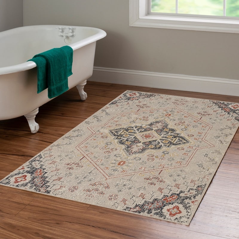 Linon Great Zero Rollins Bohemian & Eclectic Rug