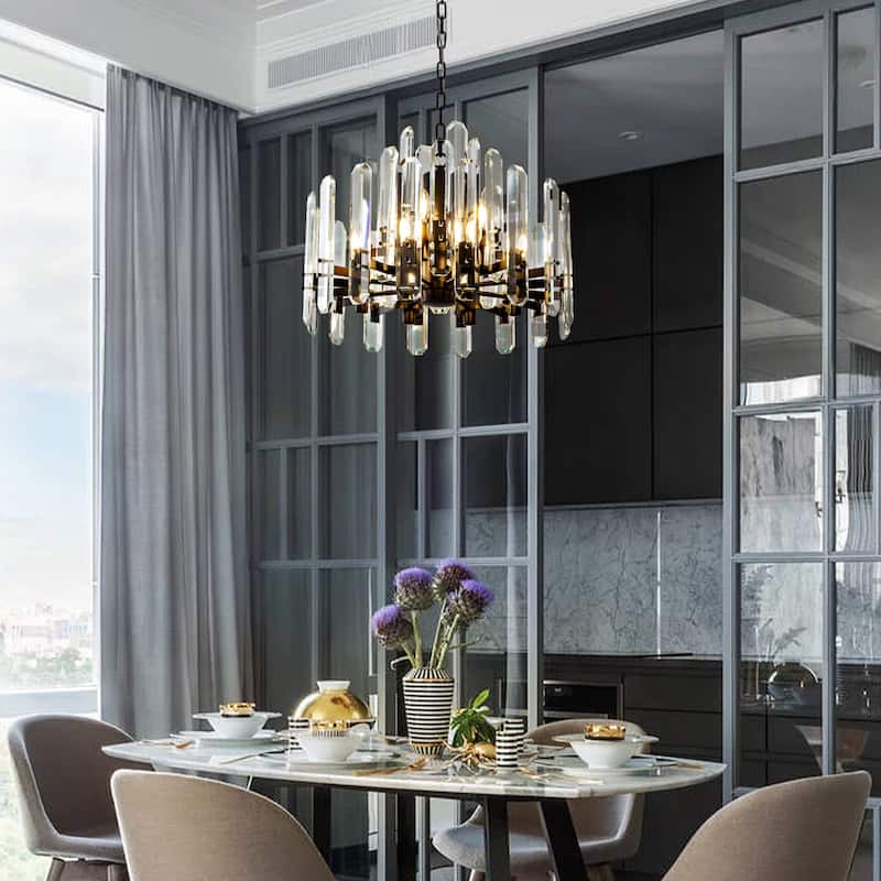 KAYLA 24- 54in Modern Luxury Crystal Chandelier Lighting - LED Ceiling Light Fixture