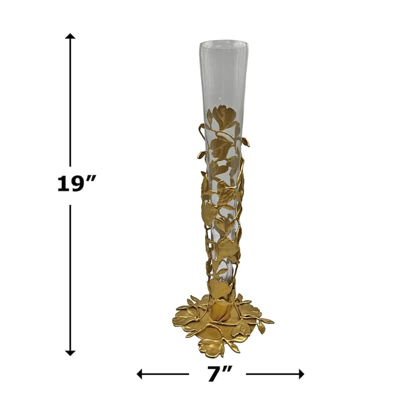 19" High Tulip Cone Vase for Flowers