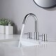 preview thumbnail 19 of 30, Circular 8-inch Widespread Basin Faucet