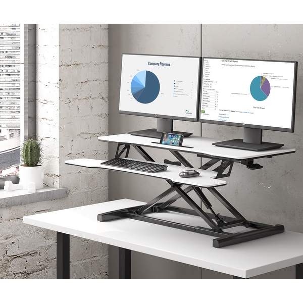 36 inch shop adjustable height desk