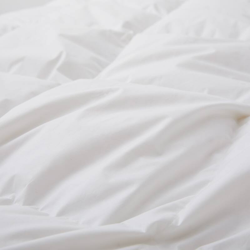 All Season Premium Goose Feather Duvet Insert with 100% Cotton Cover