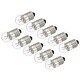 15Pcs E10 Screw Base Bulbs DC 1.5V Mini Miniature Lights, Warm Yellow ...