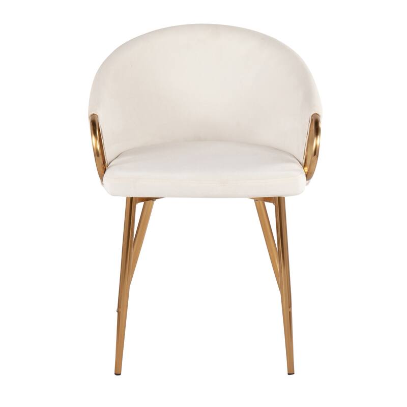 Silver Orchid Battista Upholstered Chair - Set of 2