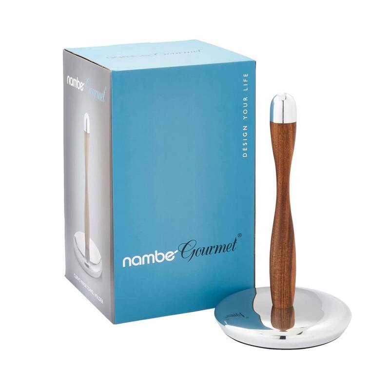 Nambe Curvo Paper Towel Holder - 7.5” x 13.75”