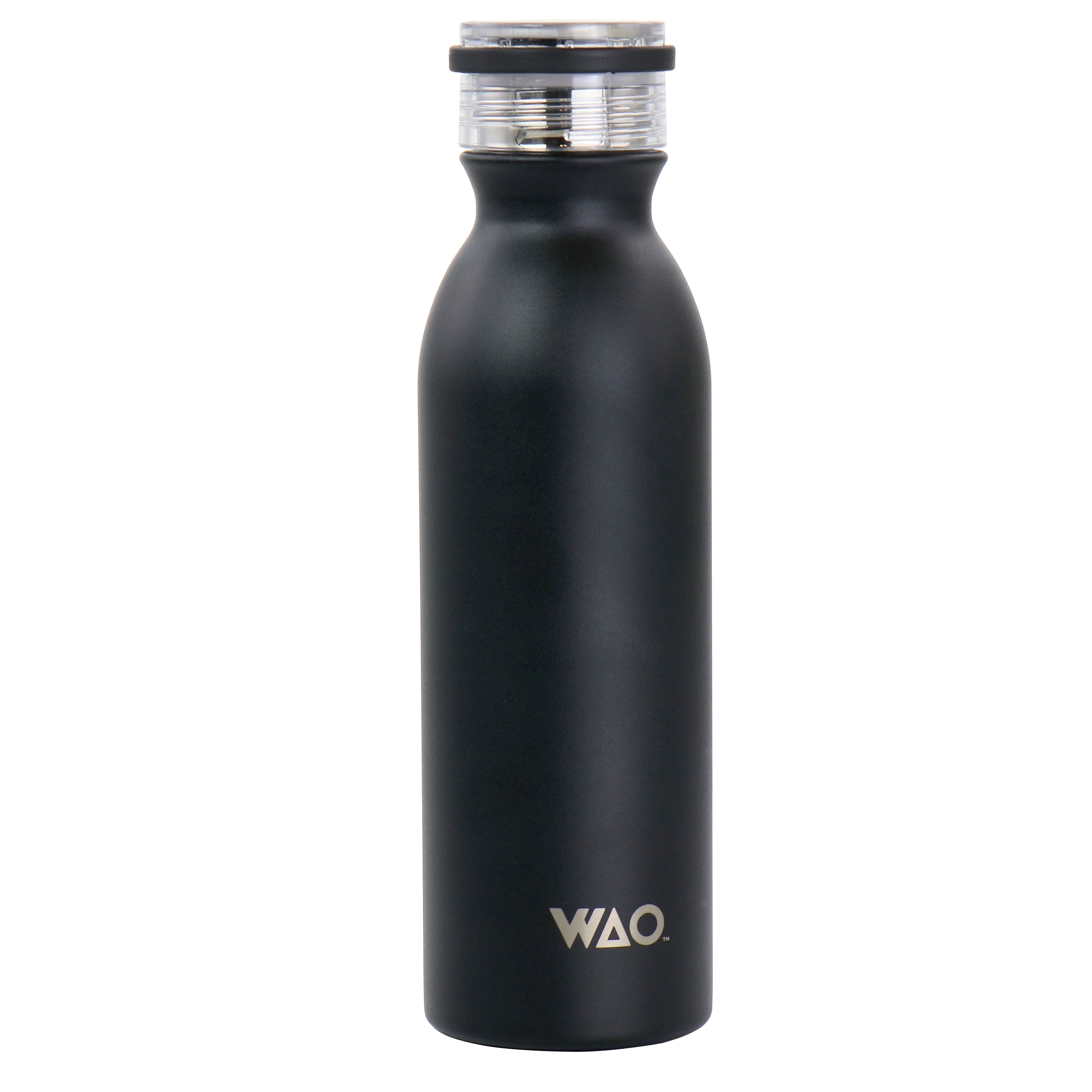 WAO 20 Ounce Stainless Steel Insulated Thermal Bottle with Lid