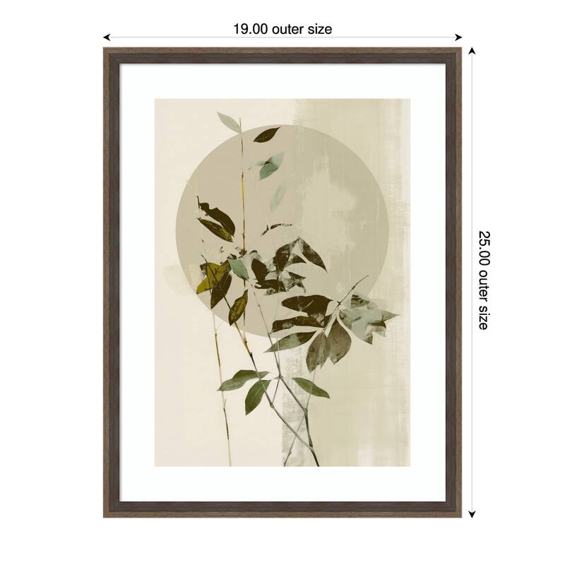 Whispering Leaves by Treechild Wood Framed Wall Art Print