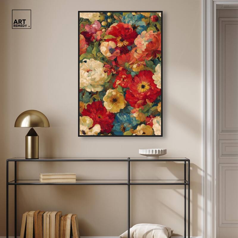 Garden Tapestries II Canvas by Art Remedy