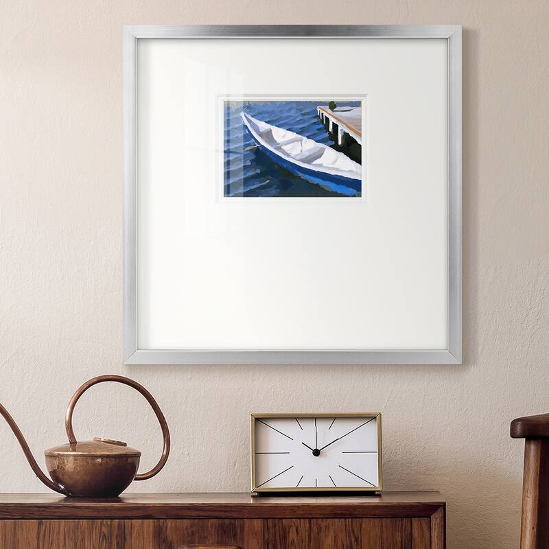 Colorful Rowboat IVPremium Framed Print