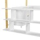preview thumbnail 55 of 65, Modern Twin Size Wooden Loft Bed with Built-in Storage Cabinet and Cubes, Foldable Desk