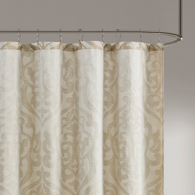Madison Park Dillon Jacquard 72x72" Shower Curtain