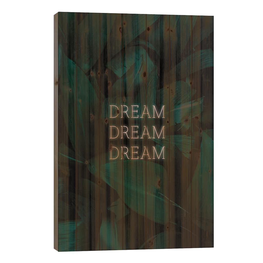 Dream Dream Dream II Print On Wood by Sebastian Hilgetag - Multi-Color