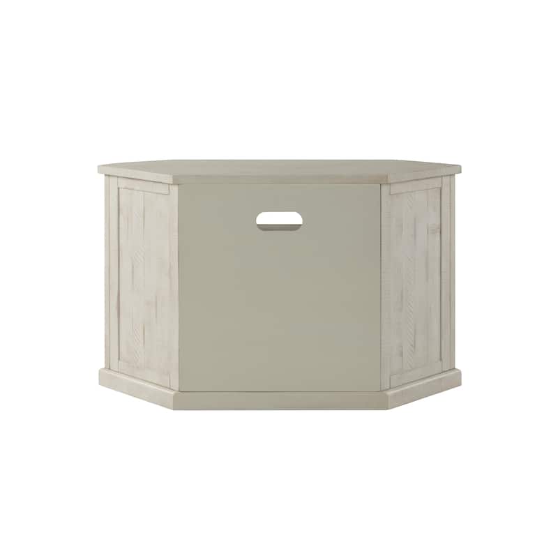 The Gray Barn Danebury Rustic 50-inch Solid Wood Corner TV Stand