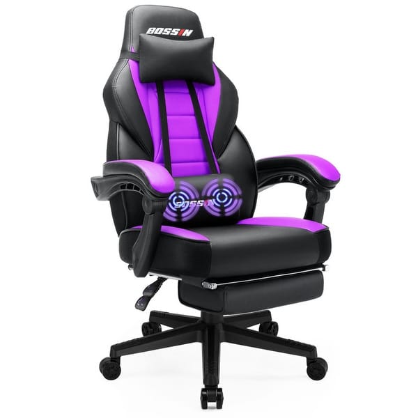 BOSSIN Racing Style Gaming Chair,300 lbs Big and Tall gamer chair 