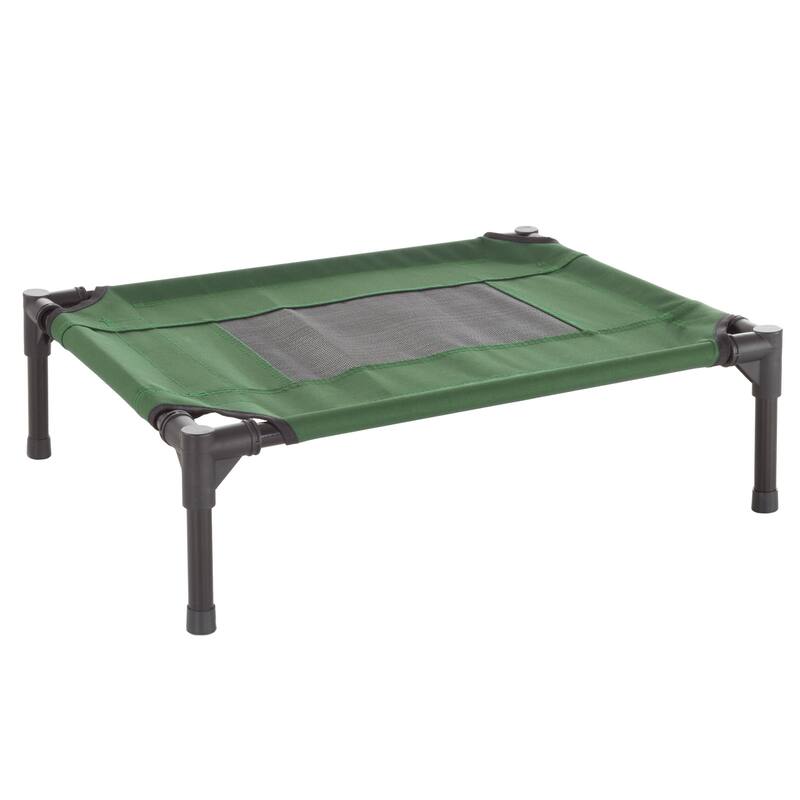 Petmaker Steel Frame Elevated Dog Bed with Non-Slip Feet - Indoor/Outdoor Puppy Cot for Pets