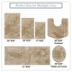 preview thumbnail 54 of 131, Luxury Plush Bathroom Rug Set - Quick-Dry, Soft Microfiber, Non-Slip, Absorbent & Washable Bath Mats