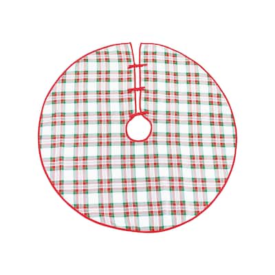 Carter Christmas Plaid Tree Skirt