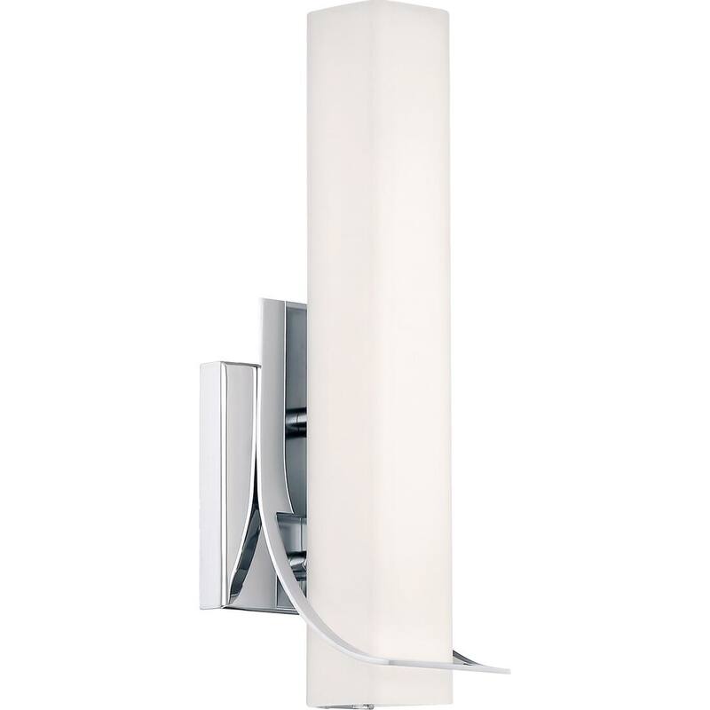 Blade LED Bathroom Vanity Light in Polished Chrome