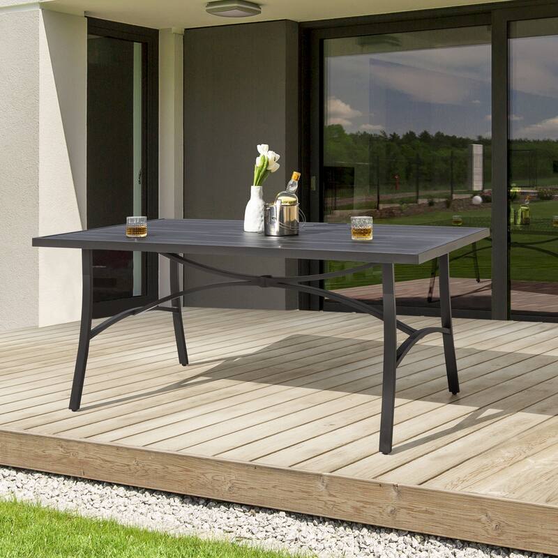Nuu Garden Patio Aluminum Dining Table