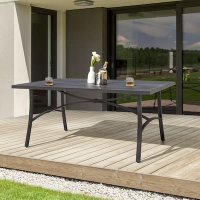 Nuu Garden Patio Aluminum Dining Table