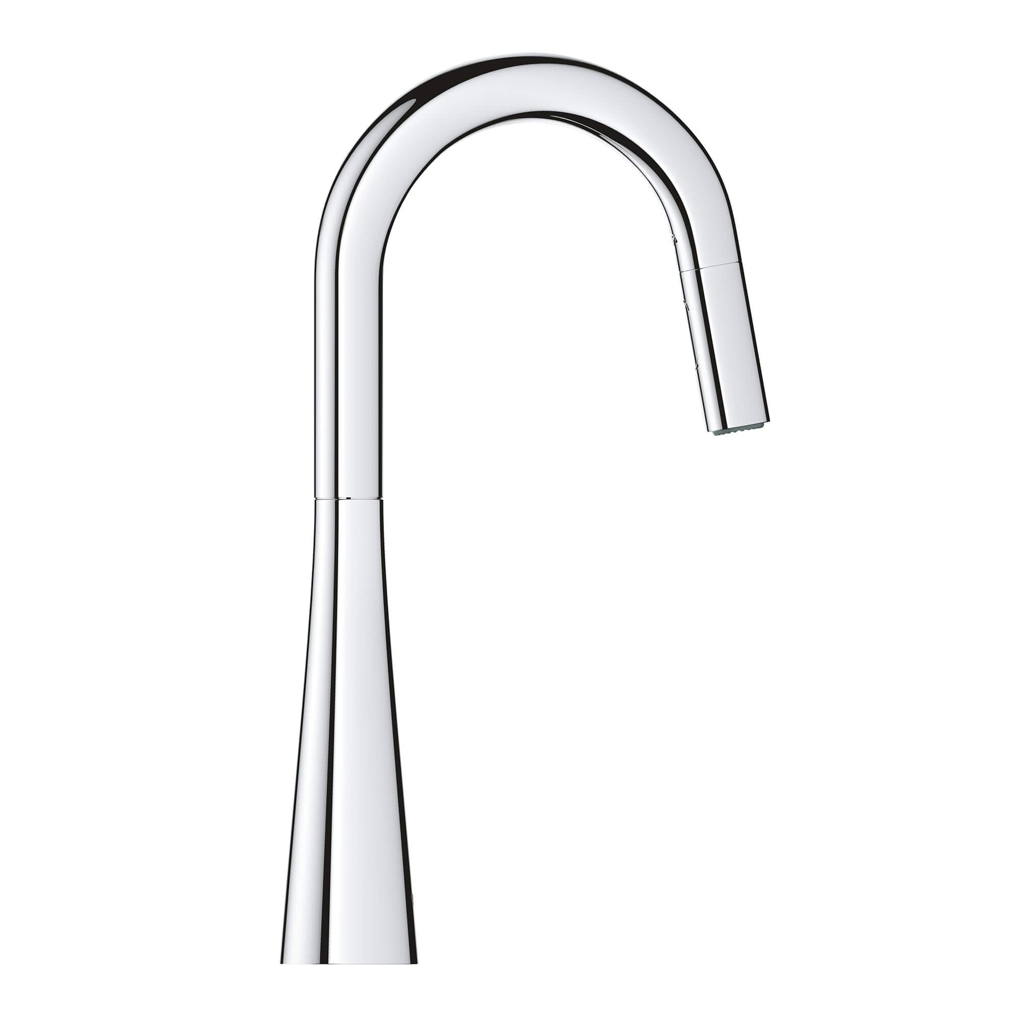 Grohe Zedra 1.75 GPM Single Hole Pull Down Bar Faucet with