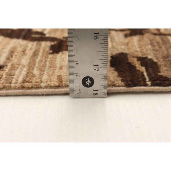 Hand-knotted Pak Transitional Brown, Tan Wool Rug - On Sale - Bed Bath ...