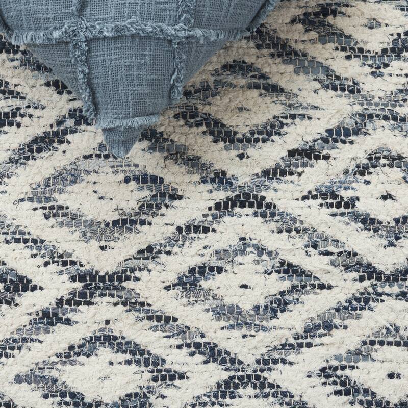 SAFAVIEH Handmade Natura Shaindel Transitional Denim Rug