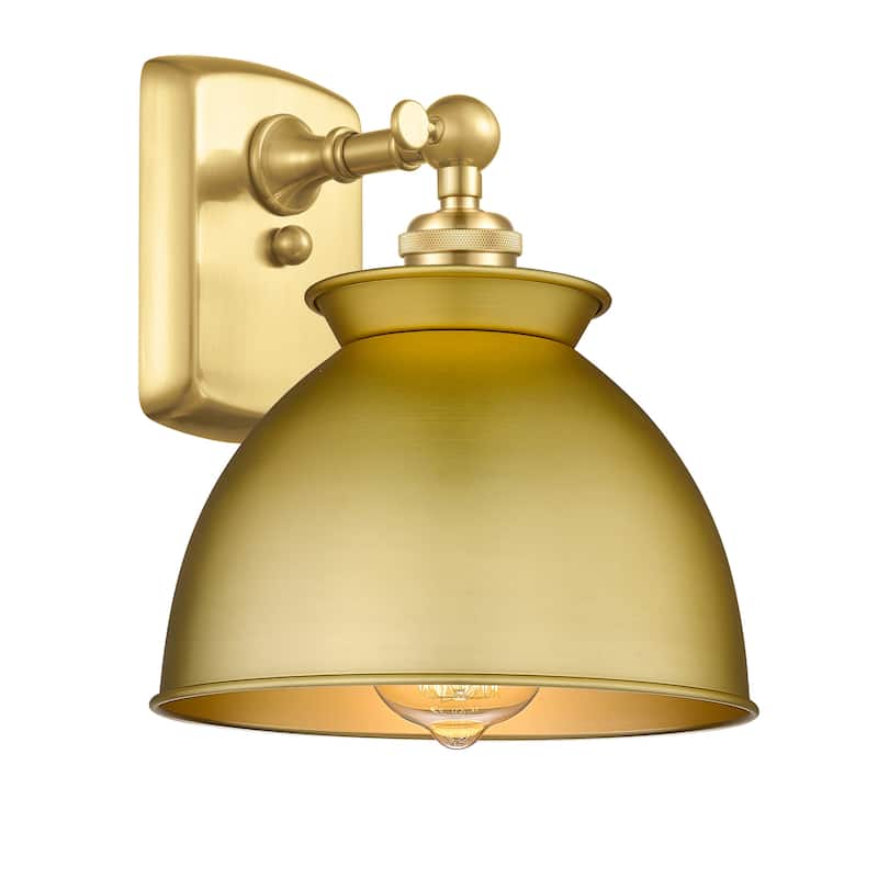 Innovations Lighting 516-1W-12-9 Adirondack Sconce Adirondack 12" Tall - Satin Gold
