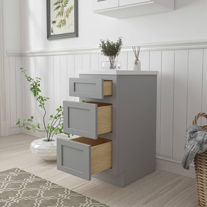 Vanity Art 15 Inch Bathroom Vanity Cabinet