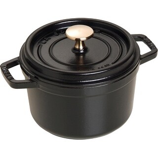 STAUB LA COCOTTE 16cm 旧型　ブラック Staub 16cm / 1.25 qt Cast Iron Round Cocotte Pot, Matte Black