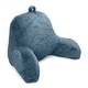 preview thumbnail 13 of 16, Sherry Kline Adult Faux Fur Backrest Pillow BLUE STONE