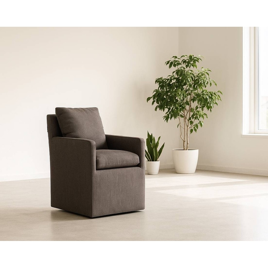 Modrest Newcastle Modern Grey Fabric Dining Chair