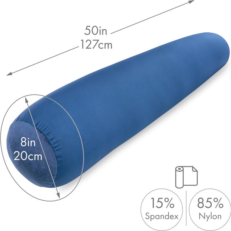 Cover Only - Body Pillowcase - Spandex/Nylon Blend for Silky Touch