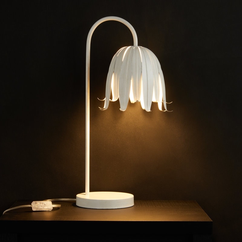 Acroma 23.63" Arched Steel Dimmable Table Lamp - N/A