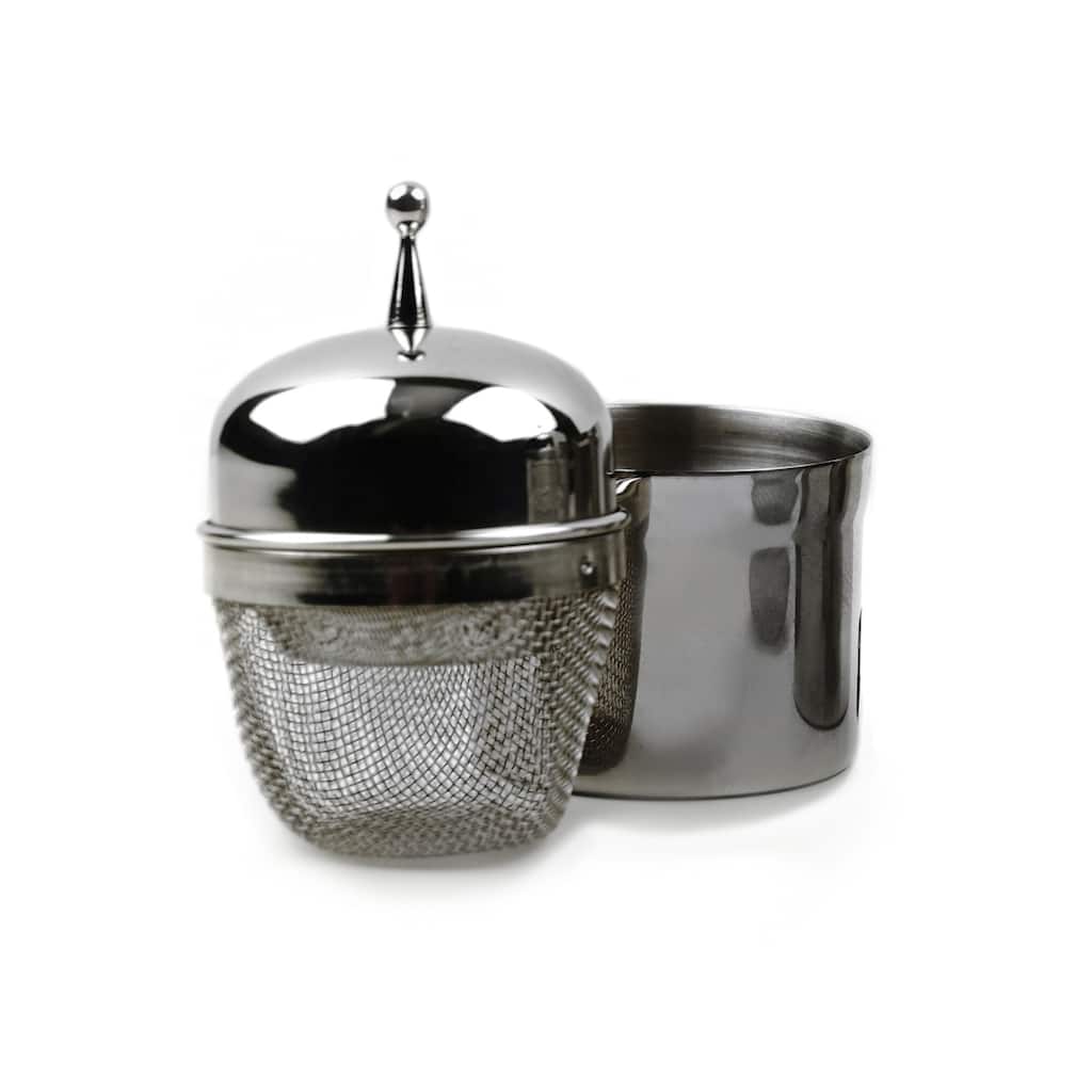 0.5-Cup Stainless Steel Mesh Floating Infuser - Large Mesh Floating Infuser, 1/2-Cup Capacity