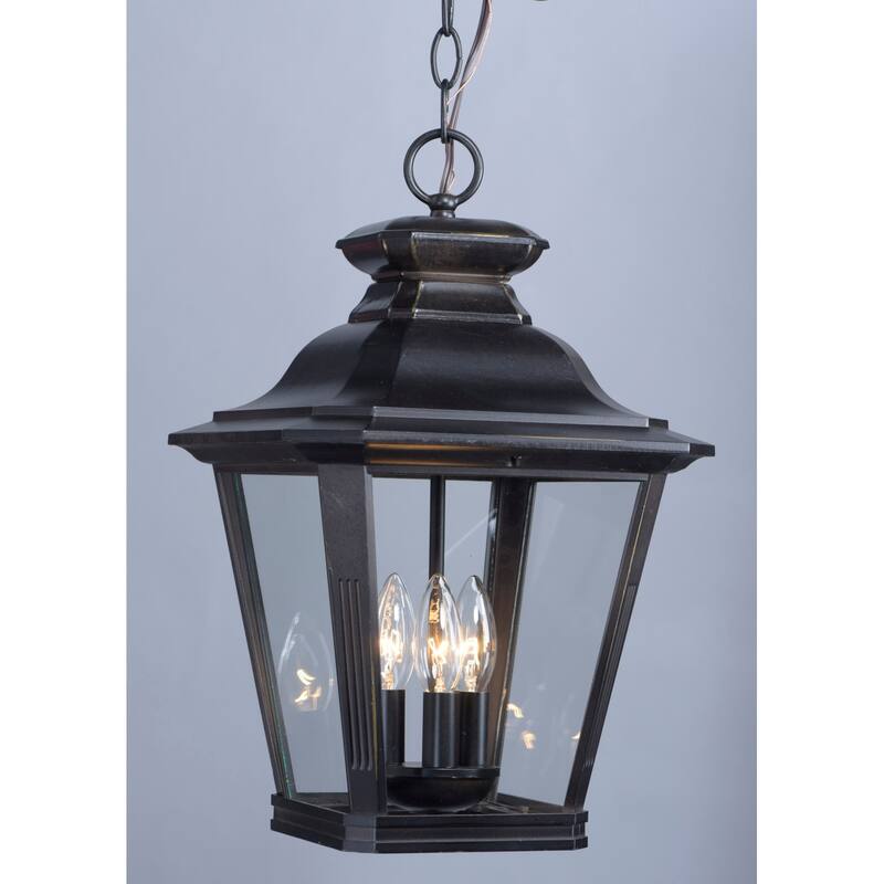 Maxim Knoxville 3 Light 11" Wide Outdoor Pendant with Clear Glass