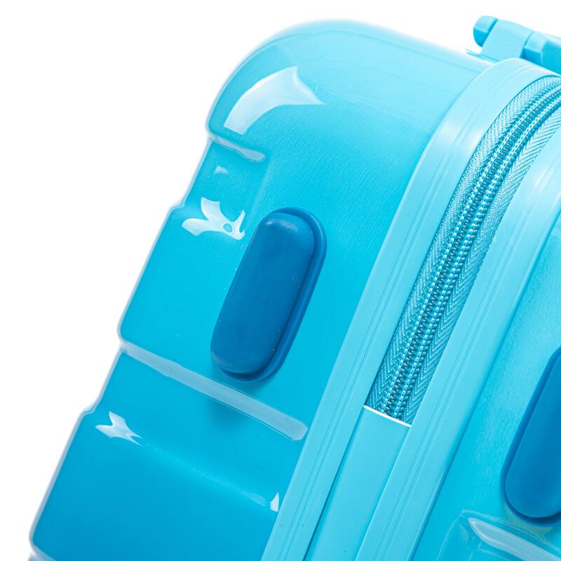 14In 20In 2 pcs in PC Spinner Wheel Luggage, Carry on Suitcase, With Gradient Color and Combination Lock