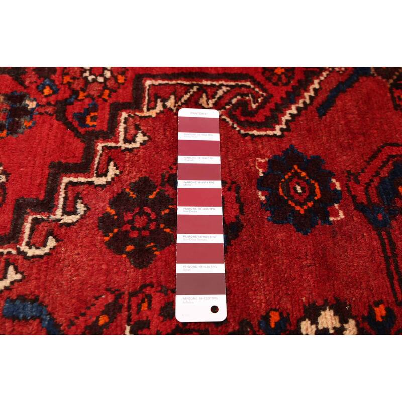 ECARPETGALLERY Hand-knotted Andelz Red Wool Rug - 3'4 x 6'4