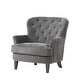 preview thumbnail 13 of 15, Mya Diamond Tufted Club Chair by Christopher Knight Home