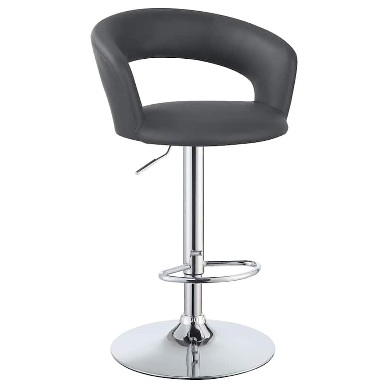 Barraza 29" Adjustable Height Bar Stool Chrome