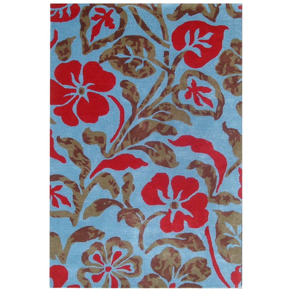 SAFAVIEH Handmade Soho Kassandra Floral N.Z. Wool Rug
